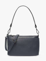 Cross Body Tas Caviar Leder Milano Blauw caviar CA25066